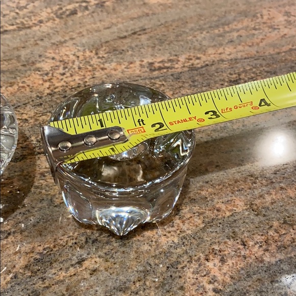 Crystal Candle Holders - 2 sets of 2 - Picture 10 of 10